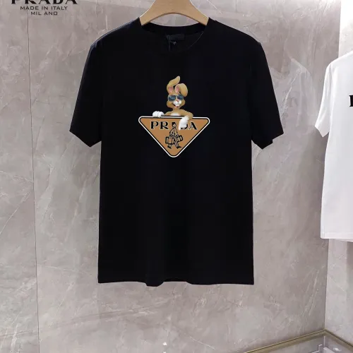 Prada T-Shirts Short Sleeved For Unisex #1451846 $25.00 USD, Wholesale Replica Prada T-Shirts