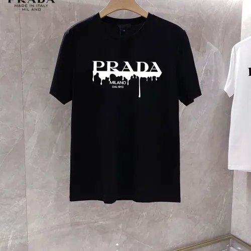 Prada T-Shirts Short Sleeved For Unisex #1451850 $25.00 USD, Wholesale Replica Prada T-Shirts