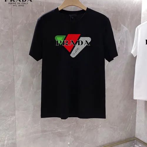Prada T-Shirts Short Sleeved For Unisex #1451854 $25.00 USD, Wholesale Replica Prada T-Shirts