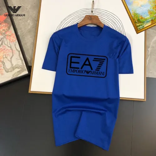 Armani T-Shirts Short Sleeved For Unisex #1451886