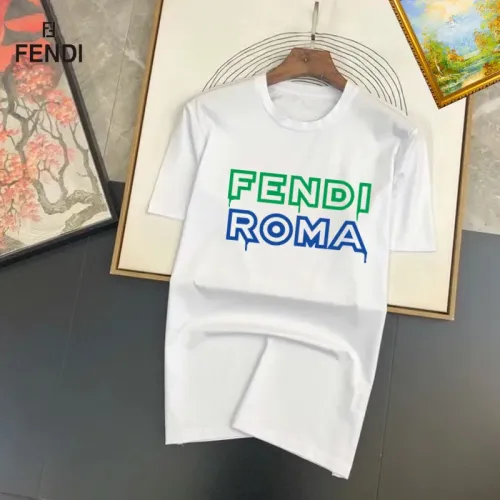 Fendi T-Shirts Short Sleeved For Unisex #1451887 $25.00 USD, Wholesale Replica Fendi T-Shirts