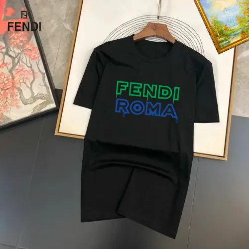 Fendi T-Shirts Short Sleeved For Unisex #1451888 $25.00 USD, Wholesale Replica Fendi T-Shirts