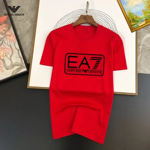 Armani T-Shirts Short Sleeved For Unisex #1451890