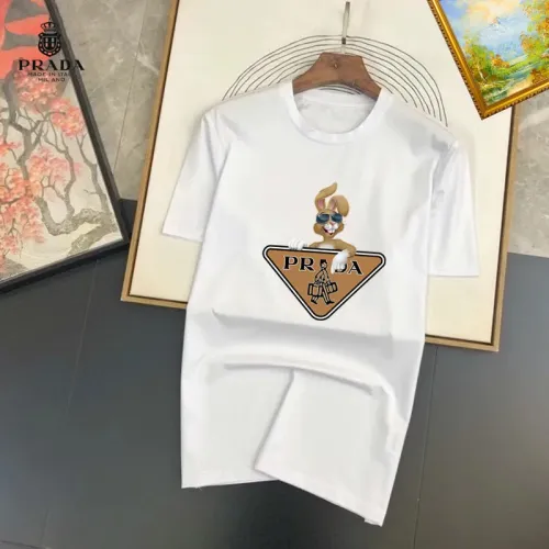 Prada T-Shirts Short Sleeved For Unisex #1451907 $25.00 USD, Wholesale Replica Prada T-Shirts