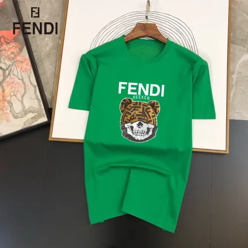 Fendi T-Shirts Short Sleeved For Unisex #1451948 $25.00 USD, Wholesale Replica Fendi T-Shirts