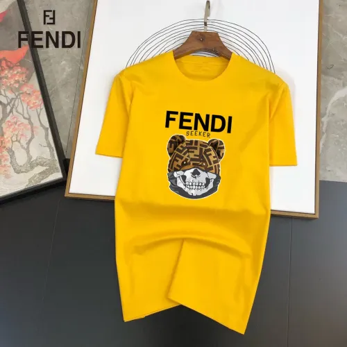 Fendi T-Shirts Short Sleeved For Unisex #1451950 $25.00 USD, Wholesale Replica Fendi T-Shirts