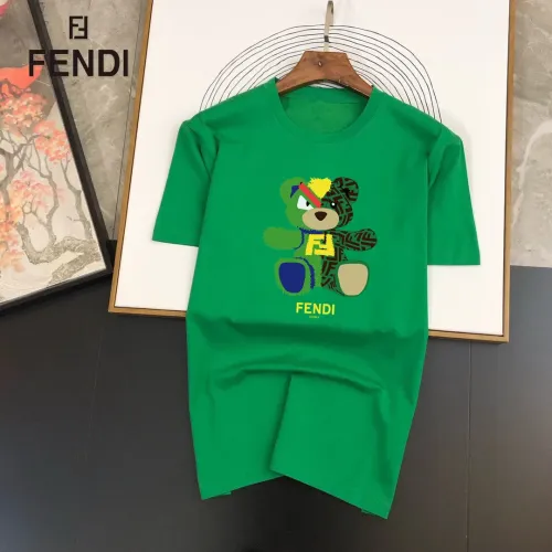 Fendi T-Shirts Short Sleeved For Unisex #1452005 $25.00 USD, Wholesale Replica Fendi T-Shirts