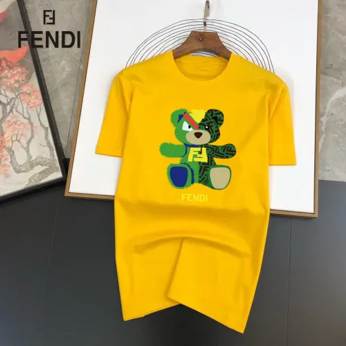 Fendi T-Shirts Short Sleeved For Unisex #1452007 $25.00 USD, Wholesale Replica Fendi T-Shirts