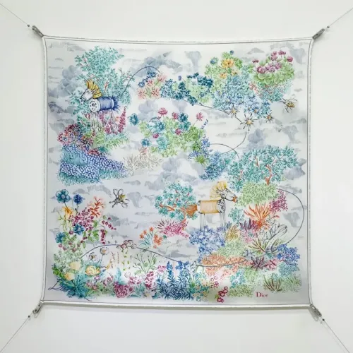 Christian Dior Silk Square #1452008 $64.00 USD, Wholesale Replica Christian Dior Scarf