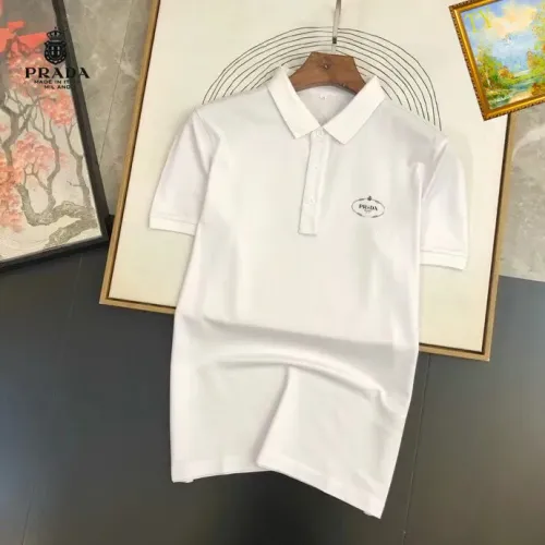 Prada T-Shirts Short Sleeved For Men #1452059 $29.00 USD, Wholesale Replica Prada T-Shirts