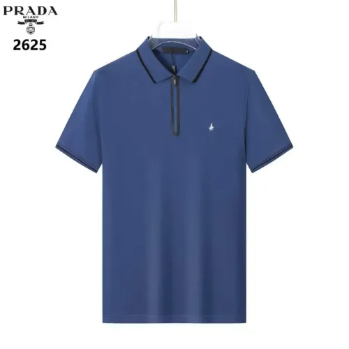 Prada T-Shirts Short Sleeved For Men #1452110 $36.00 USD, Wholesale Replica Prada T-Shirts