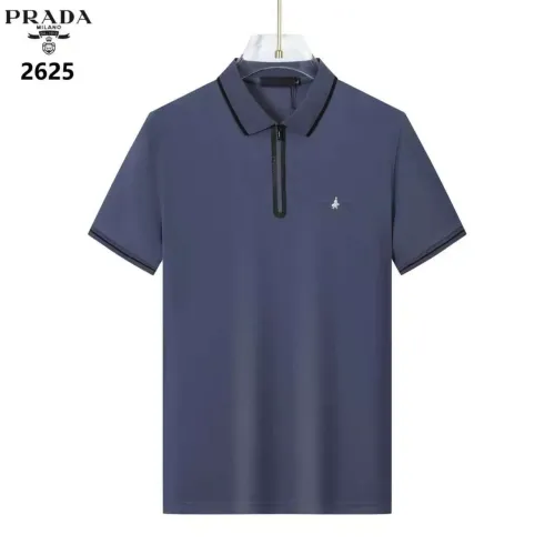 Prada T-Shirts Short Sleeved For Men #1452111 $36.00 USD, Wholesale Replica Prada T-Shirts