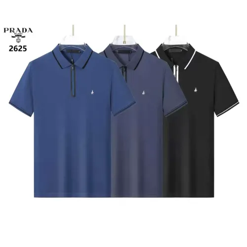 Replica Prada T-Shirts Short Sleeved For Men #1452111 $36.00 USD for Wholesale