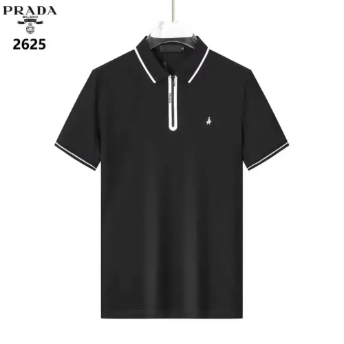 Prada T-Shirts Short Sleeved For Men #1452112 $36.00 USD, Wholesale Replica Prada T-Shirts