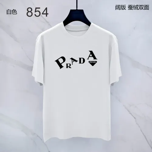 Prada T-Shirts Short Sleeved For Men #1452209 $38.00 USD, Wholesale Replica Prada T-Shirts
