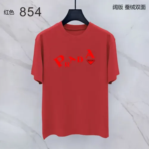 Prada T-Shirts Short Sleeved For Men #1452210 $38.00 USD, Wholesale Replica Prada T-Shirts