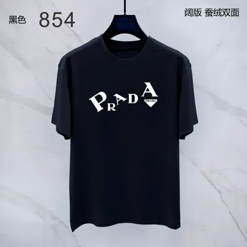 Prada T-Shirts Short Sleeved For Men #1452211 $38.00 USD, Wholesale Replica Prada T-Shirts