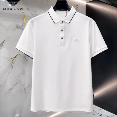 Armani T-Shirts Short Sleeved For Men #1452333