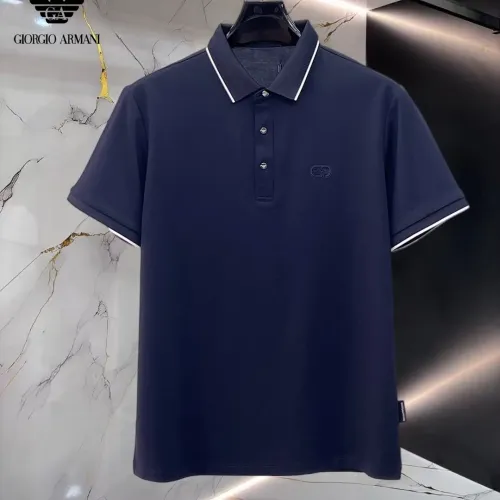 Armani T-Shirts Short Sleeved For Men #1452335