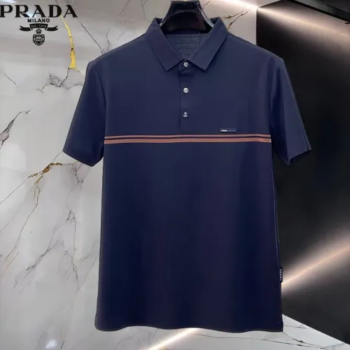 Prada T-Shirts Short Sleeved For Men #1452361 $48.00 USD, Wholesale Replica Prada T-Shirts