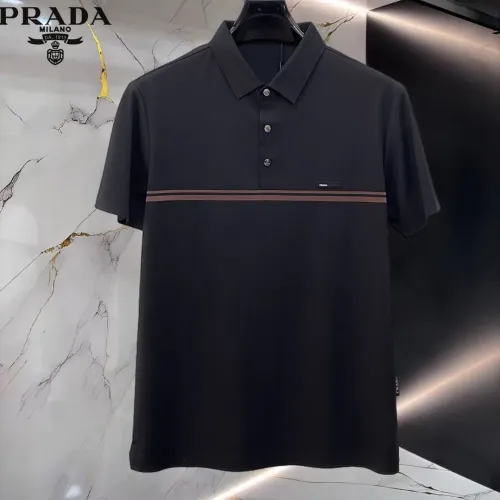 Prada T-Shirts Short Sleeved For Men #1452362 $48.00 USD, Wholesale Replica Prada T-Shirts