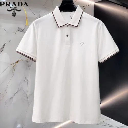 Prada T-Shirts Short Sleeved For Men #1452363 $48.00 USD, Wholesale Replica Prada T-Shirts