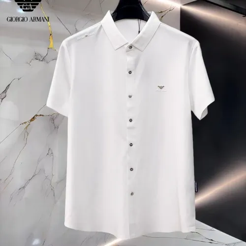 Armani Shirts Short Sleeved For Men #1452494