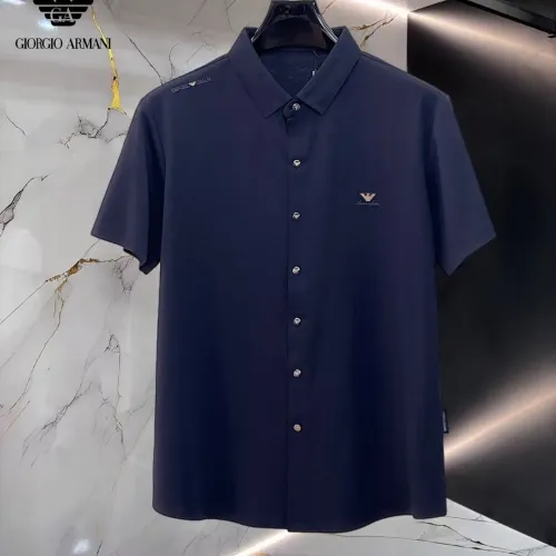 Armani Shirts Short Sleeved For Men #1452496