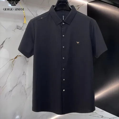 Armani Shirts Short Sleeved For Men #1452497