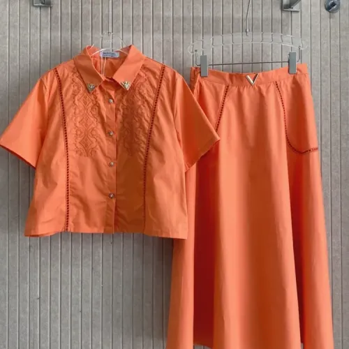 Valentino Tracksuits Short Sleeved For Women #1452543 $92.00 USD, Wholesale Replica Valentino Tracksuits