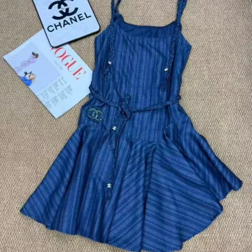 Chanel Dresses Sleeveless For Women #1452573 $80.00 USD, Wholesale Replica Chanel Dresses