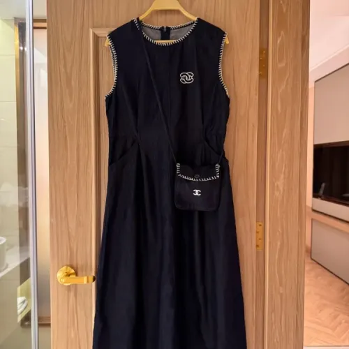 Chanel Dresses Sleeveless For Women #1452576 $85.00 USD, Wholesale Replica Chanel Dresses