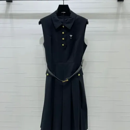Christian Dior Dresses Sleeveless For Women #1452580 $85.00 USD, Wholesale Replica Christian Dior Dresses
