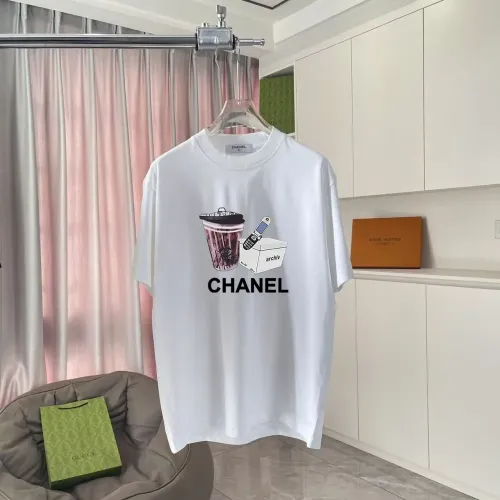 Chanel T-Shirts Short Sleeved For Unisex #1452686 $42.00 USD, Wholesale Replica Chanel T-Shirts