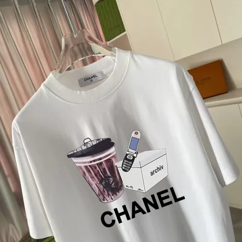Replica Chanel T-Shirts Short Sleeved For Unisex #1452686 $42.00 USD for Wholesale