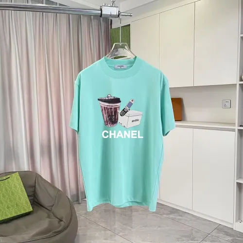 Chanel T-Shirts Short Sleeved For Unisex #1452687 $42.00 USD, Wholesale Replica Chanel T-Shirts