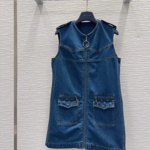 Louis Vuitton LV Dresses Sleeveless For Women #1452724 $76.00 USD, Wholesale Replica Louis Vuitton LV Dresses