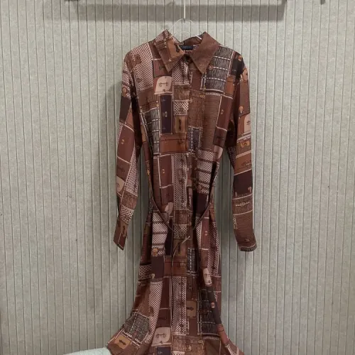 Louis Vuitton LV Dresses Long Sleeved For Women #1452735 $80.00 USD, Wholesale Replica Louis Vuitton LV Dresses