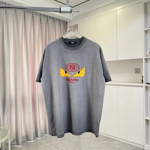 Fendi T-Shirts Short Sleeved For Unisex #1452750 $45.00 USD, Wholesale Replica Fendi T-Shirts