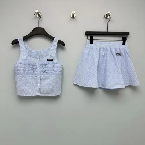 MIU MIU Tracksuits Sleeveless For Women #1452762 $122.00 USD, Wholesale Replica MIU MIU Tracksuits