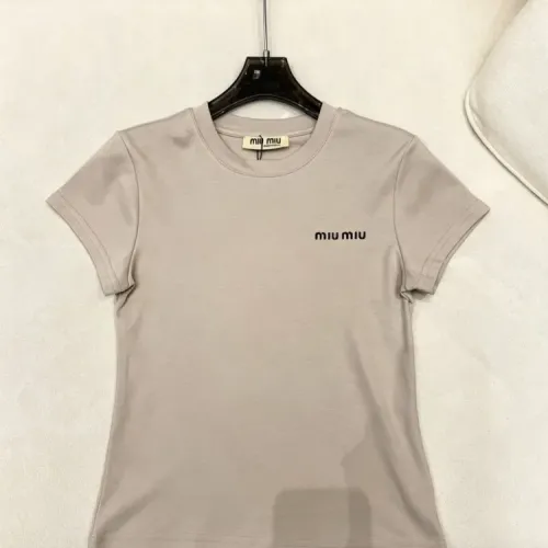 MIU MIU T-Shirts Short Sleeved For Women #1452818