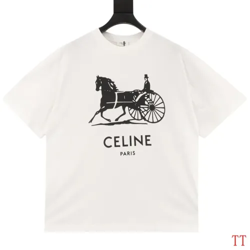 Celine T-Shirts Short Sleeved For Unisex #1452850 $36.00 USD, Wholesale Replica Celine T-Shirts