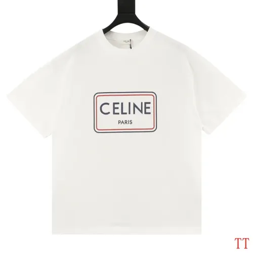 Celine T-Shirts Short Sleeved For Unisex #1452856 $36.00 USD, Wholesale Replica Celine T-Shirts