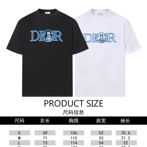 Replica Christian Dior T-Shirts Short Sleeved For Unisex #1452873 $39.00 USD for Wholesale