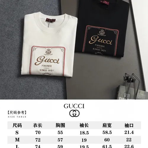 Replica Gucci T-Shirts Short Sleeved For Unisex #1452902 $42.00 USD for Wholesale