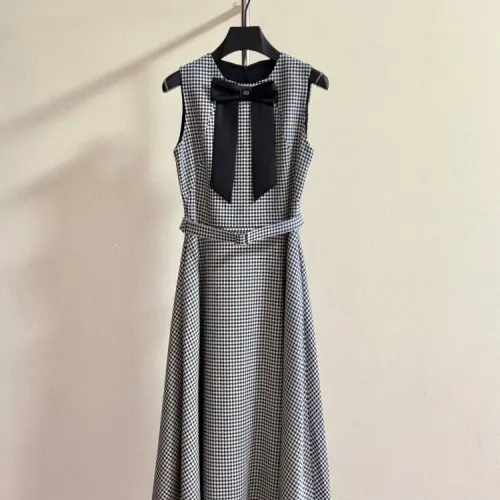 Christian Dior Dresses Sleeveless For Women #1452999 $145.00 USD, Wholesale Replica Christian Dior Dresses