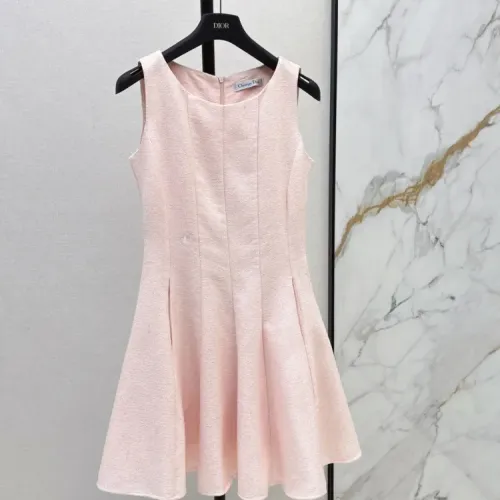 Christian Dior Dresses Sleeveless For Women #1453002 $135.00 USD, Wholesale Replica Christian Dior Dresses