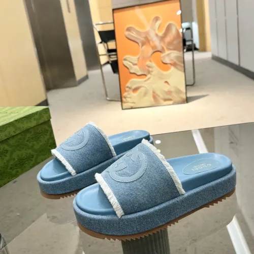 Gucci Slippers For Women #1453108 $82.00 USD, Wholesale Replica Gucci Slippers