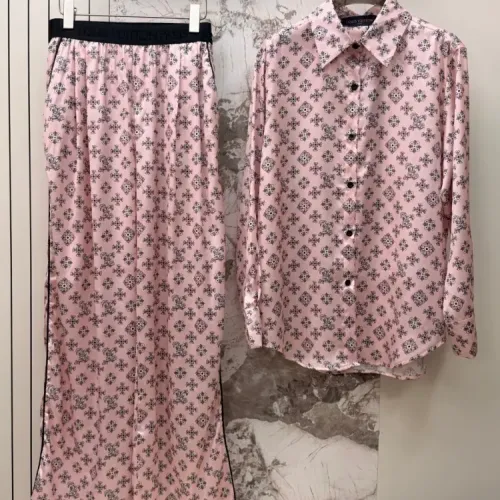Louis Vuitton LV Pajamas Long Sleeved For Women #1453148 $88.00 USD, Wholesale Replica Louis Vuitton LV Tracksuits