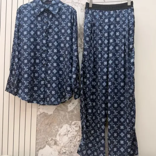 Louis Vuitton LV Pajamas Long Sleeved For Women #1453149 $88.00 USD, Wholesale Replica Louis Vuitton LV Tracksuits